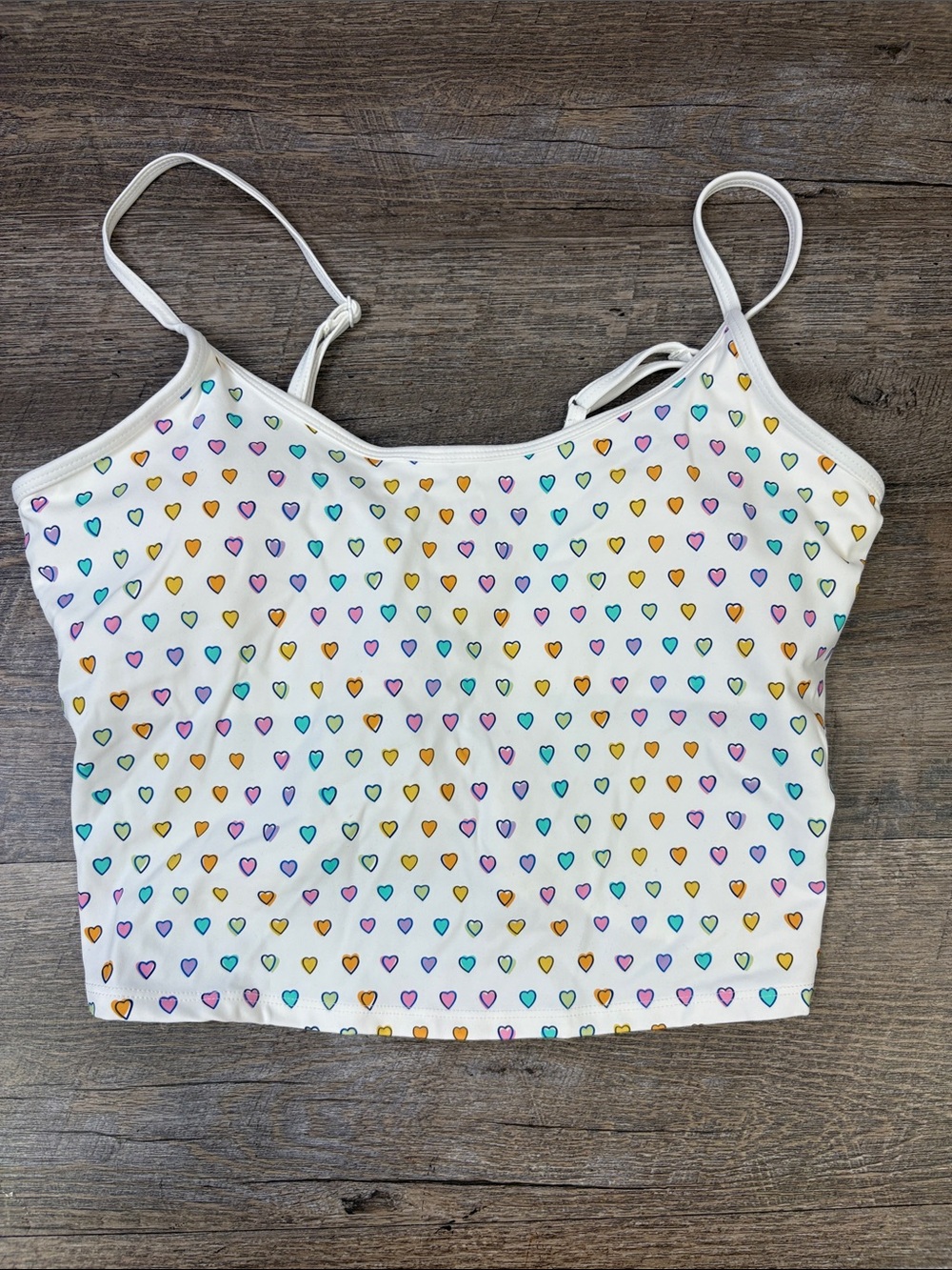 Roller Rabbit Heart Print Active Tank Top Size Medium